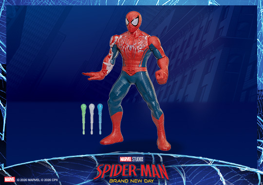 Marvel Spider-Man Brand New Day Action Figure Power-Charge Spider-Man