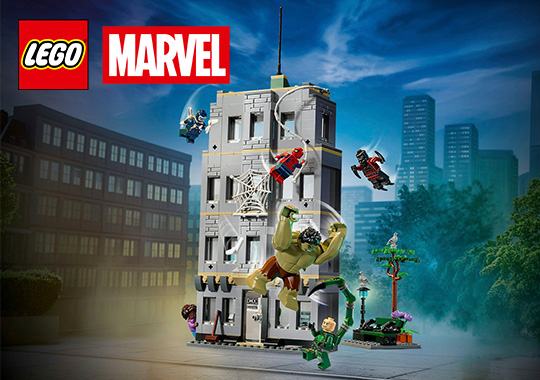 LEGO Marvel 76350 Spider-Man vs Hulk Epic Clash Set