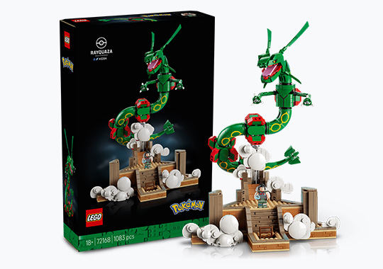 LEGO Pokemon 72168 Rayquaza Set for Adults