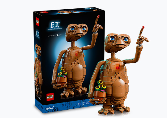LEGO Ideas 21370 E.T. the Extra-Terrestrial Set for Adults