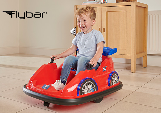 Flybar FunPark Racer 6V Electric Bumper Car Red