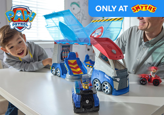 PAW Patrol Pups to the Rescue Patroller Pack with 4 Rescue Vehicles