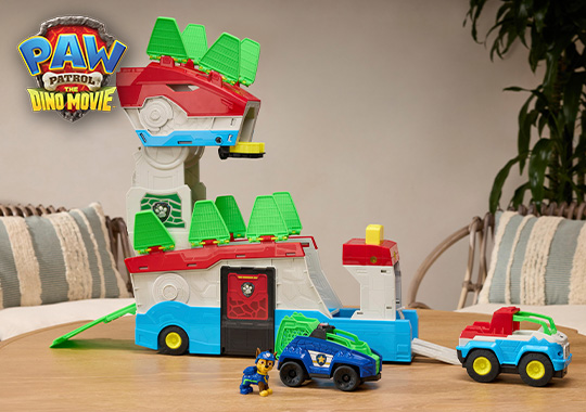 PAW Patrol: The Dino Movie Playset Dino Mobile Headquarters