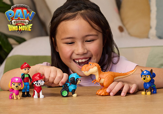 PAW Patrol: The Dino Movie Figures Dino Adventure 6 Pack