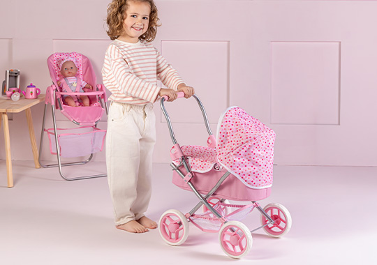 Ivy & Lily Rosie Baby Doll Stroller