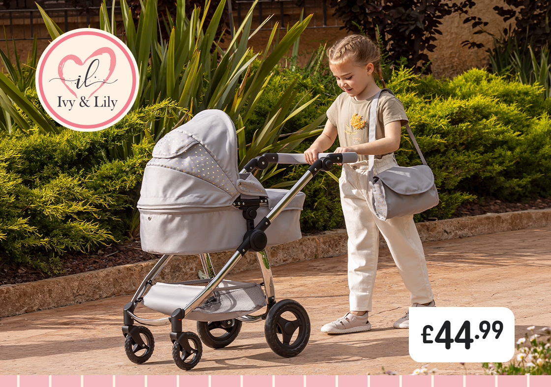 Ivy & Lily Premium Baby Doll 2-in-1 Travel System
