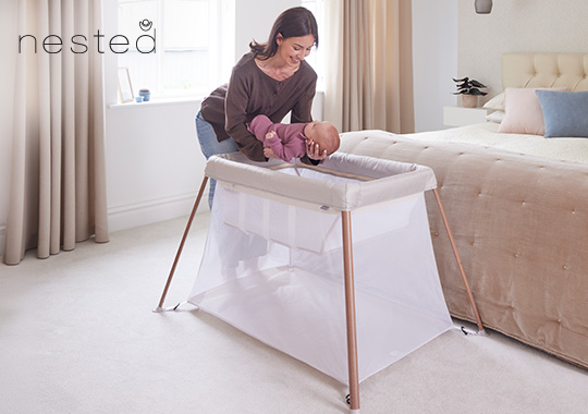 Nested Travellite 3 in 1 Travel Cot
