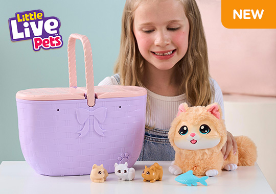 Little Live Pets Mama Surprise Kittens Playset
