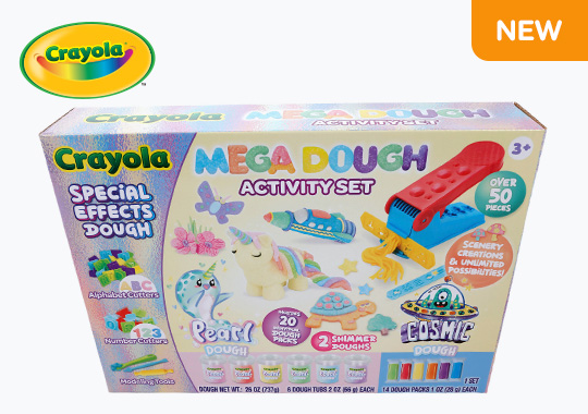 Crayola Pearl Mega Dough Activity Set