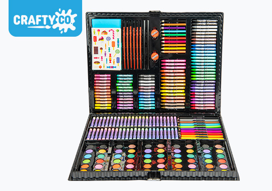 Crafty Co. Kids Art Set 250 Piece