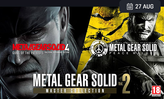 METAL GEAR SOLID: MASTER COLLECTION VOLUME 2 Day 1 Edition