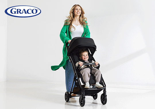 Graco Miravi Compact Stroller Black/Stormy Blue