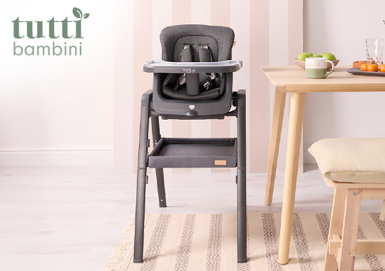 Tutti Bambini Nova Lite High Chair and Rocker Grey