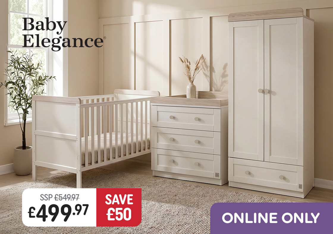 3 Piece Baby Elegance Haddington Furniture Set Bundle