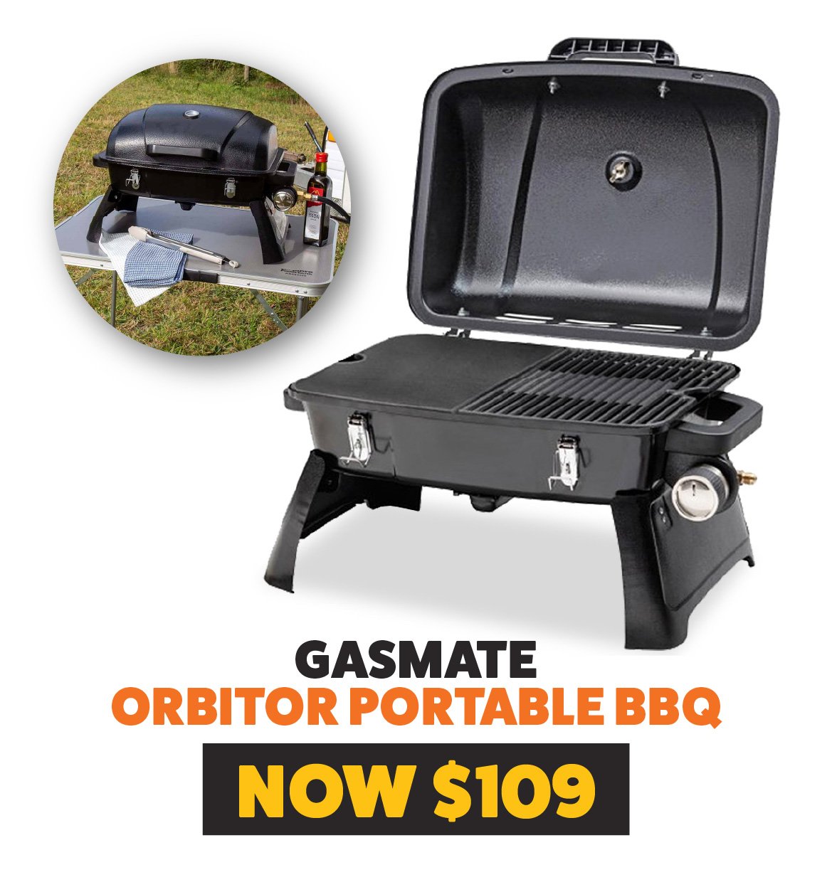 Gasmate Orbitor Portable BBQ