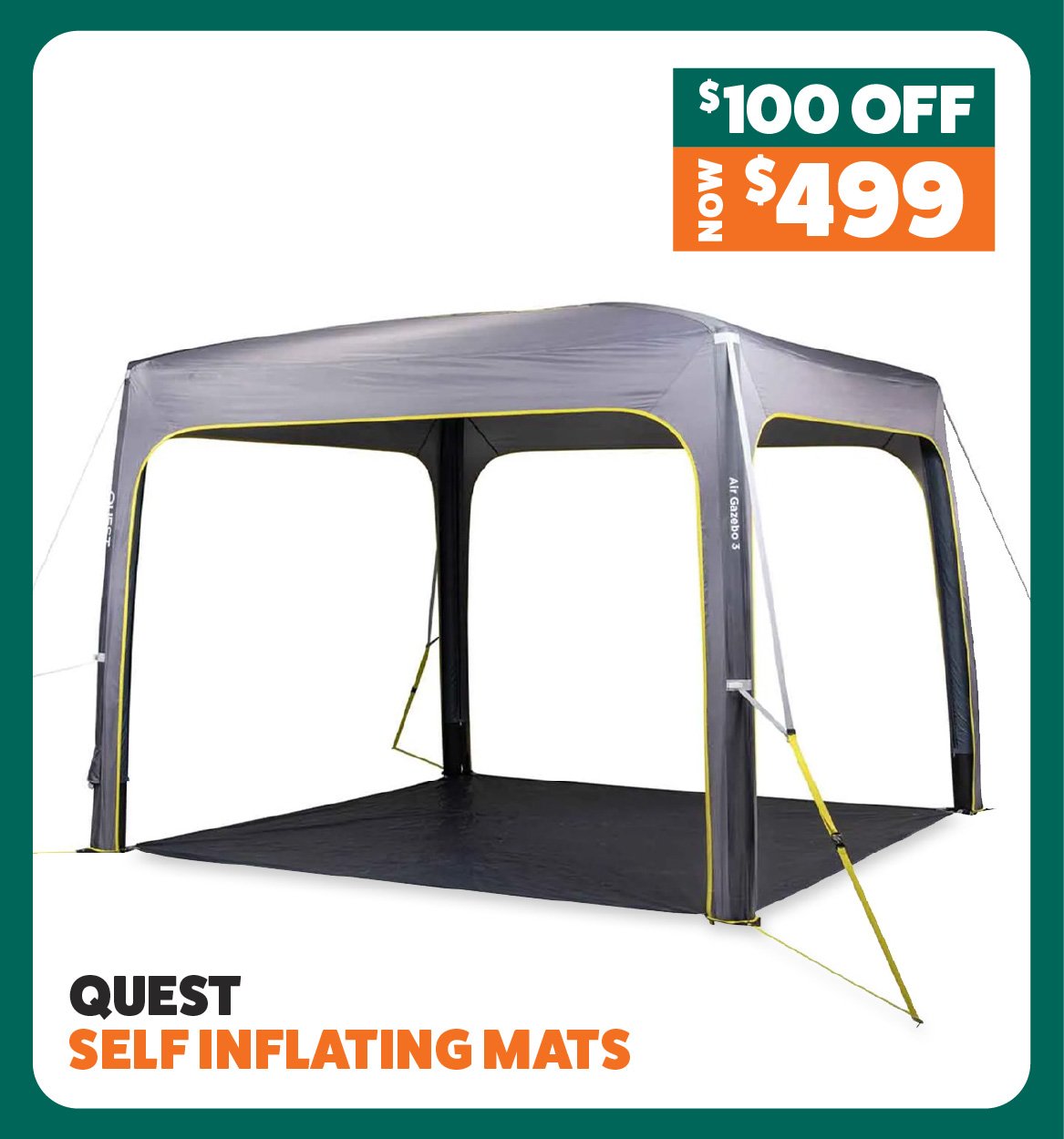 Quest Outdoors Air Gazebo 3.0