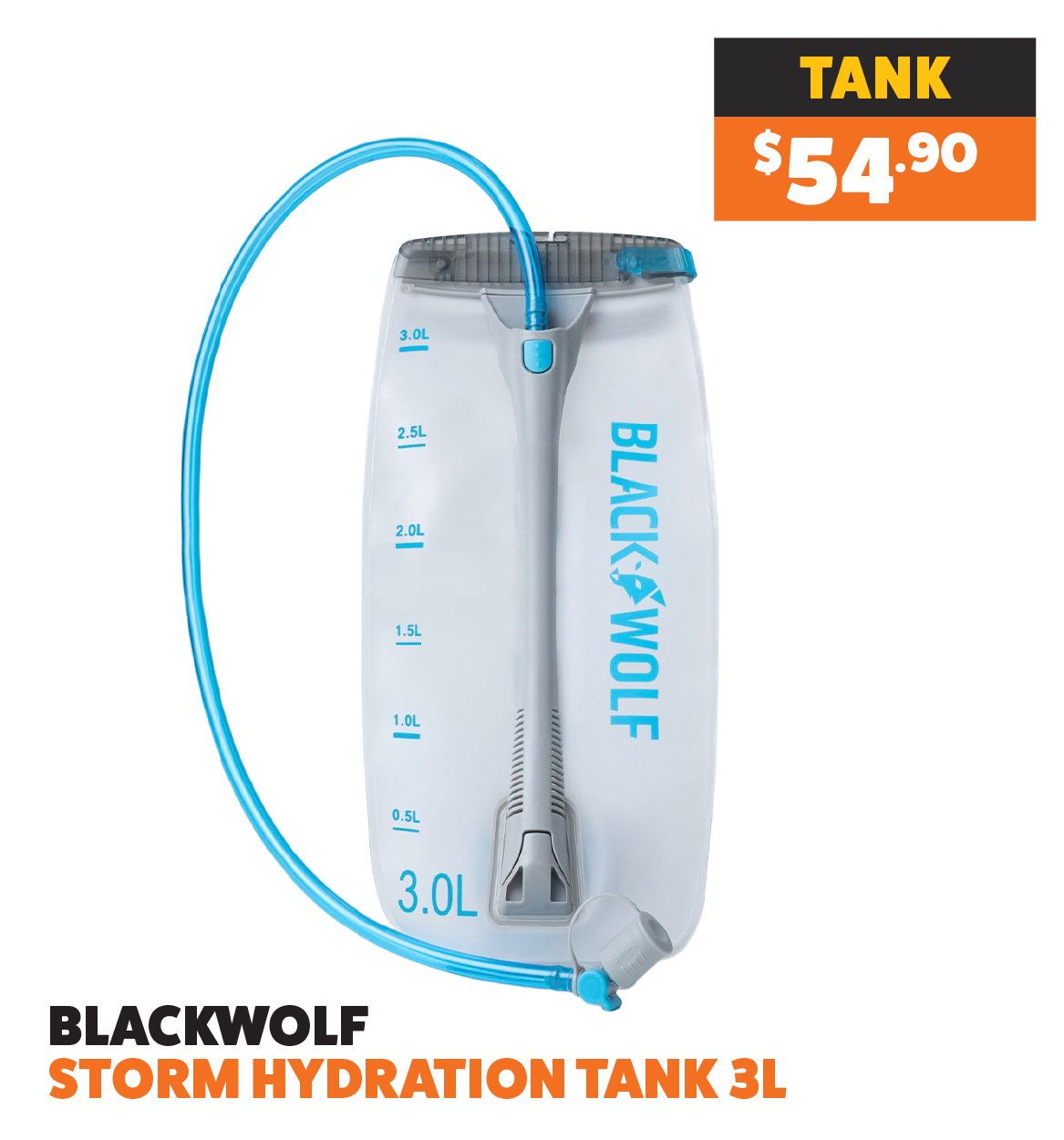 BlackWolf Storm Hydration Tank 3L