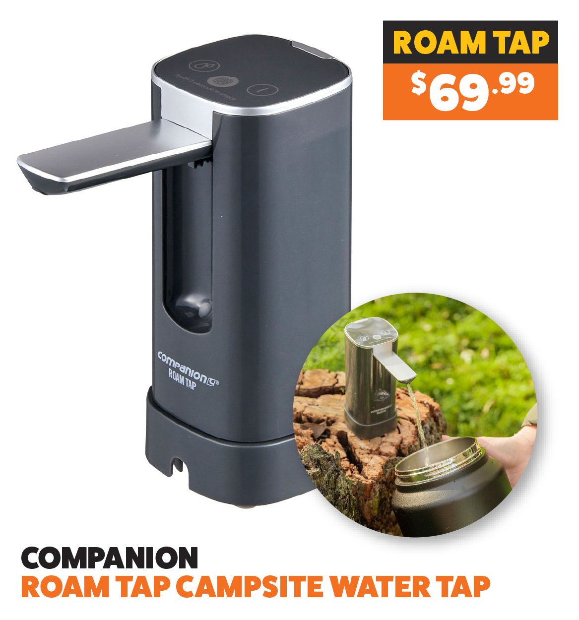 Companion Roam Tap Campsite Water Tap