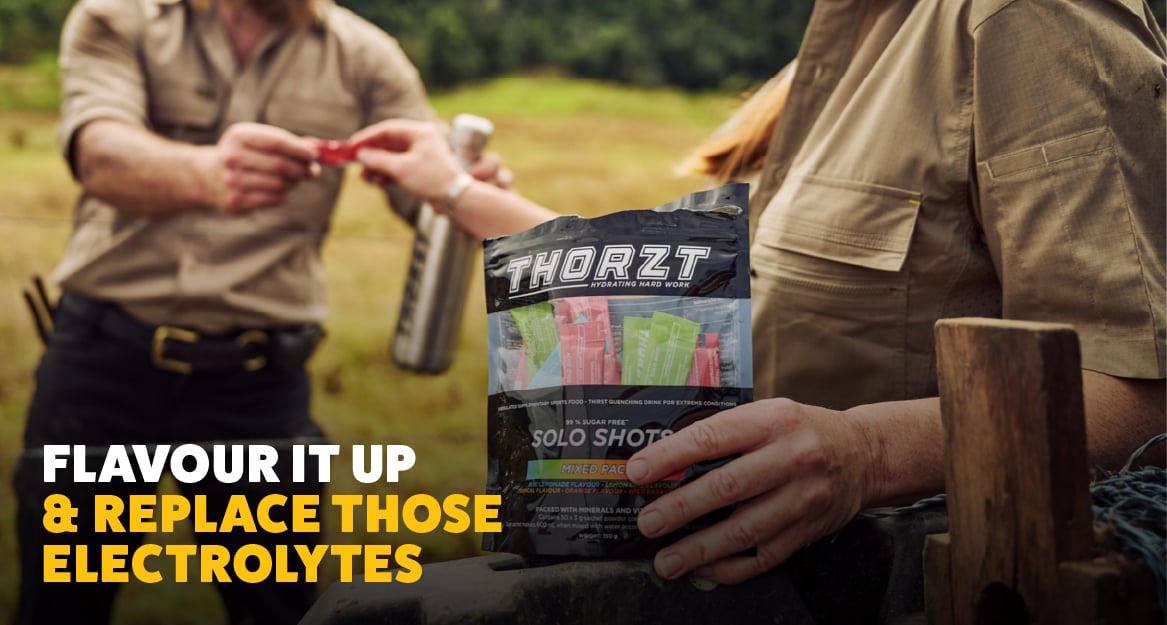 Flavour it up, and replace those electrolytes