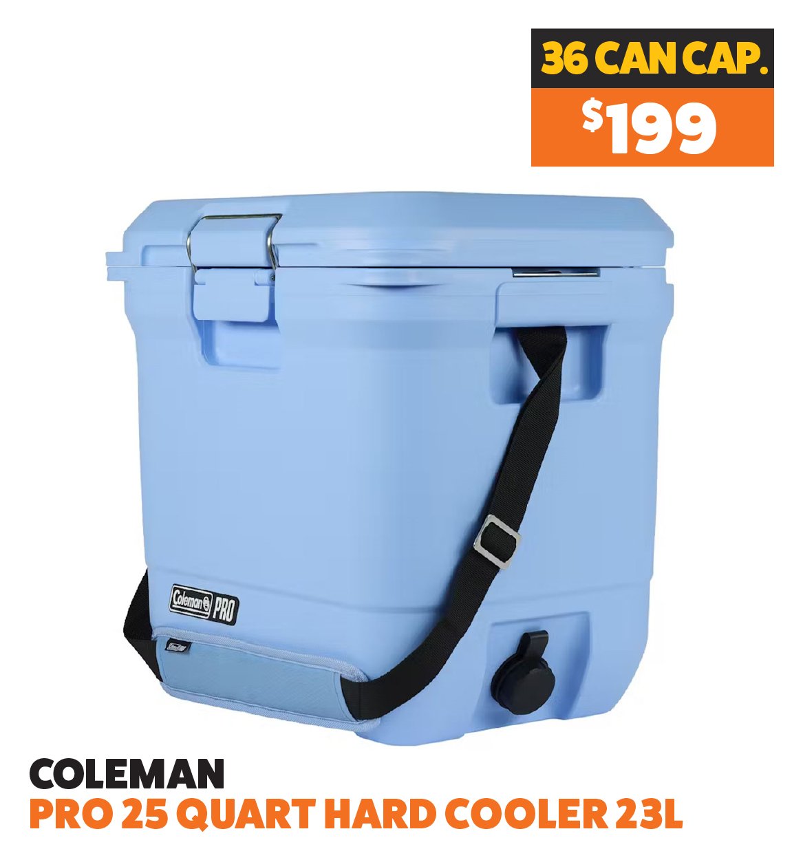 Coleman Pro 25 Quart Hard Cooler 23L