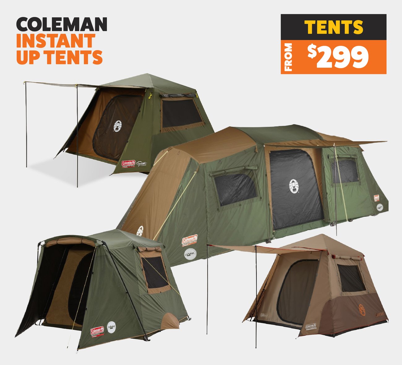 Coleman Instant Up Tents
