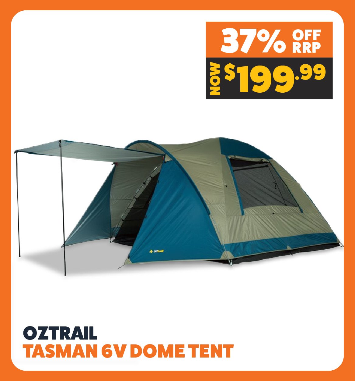 OZtrail Tasman 6V Dome Tent