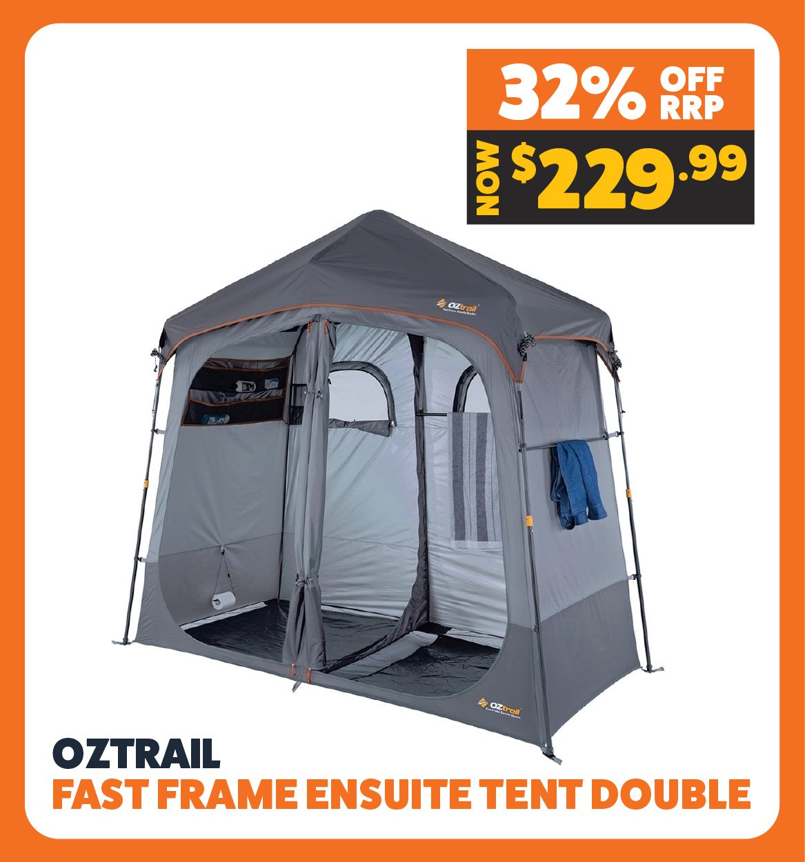 OZtrail Fast Frame Ensuite Tent Double