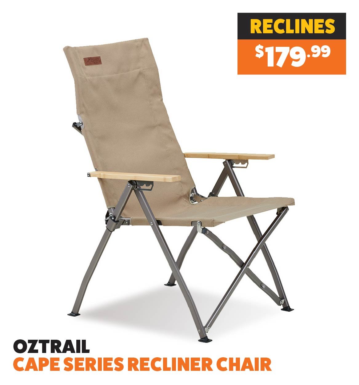 OZtrail Cape Series Recliner Chair