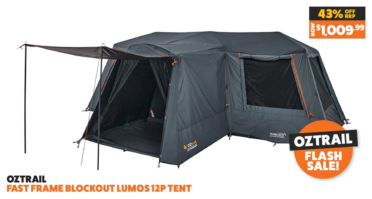 OZtrail Fast Frame BlockOut Lumos 12P Tent