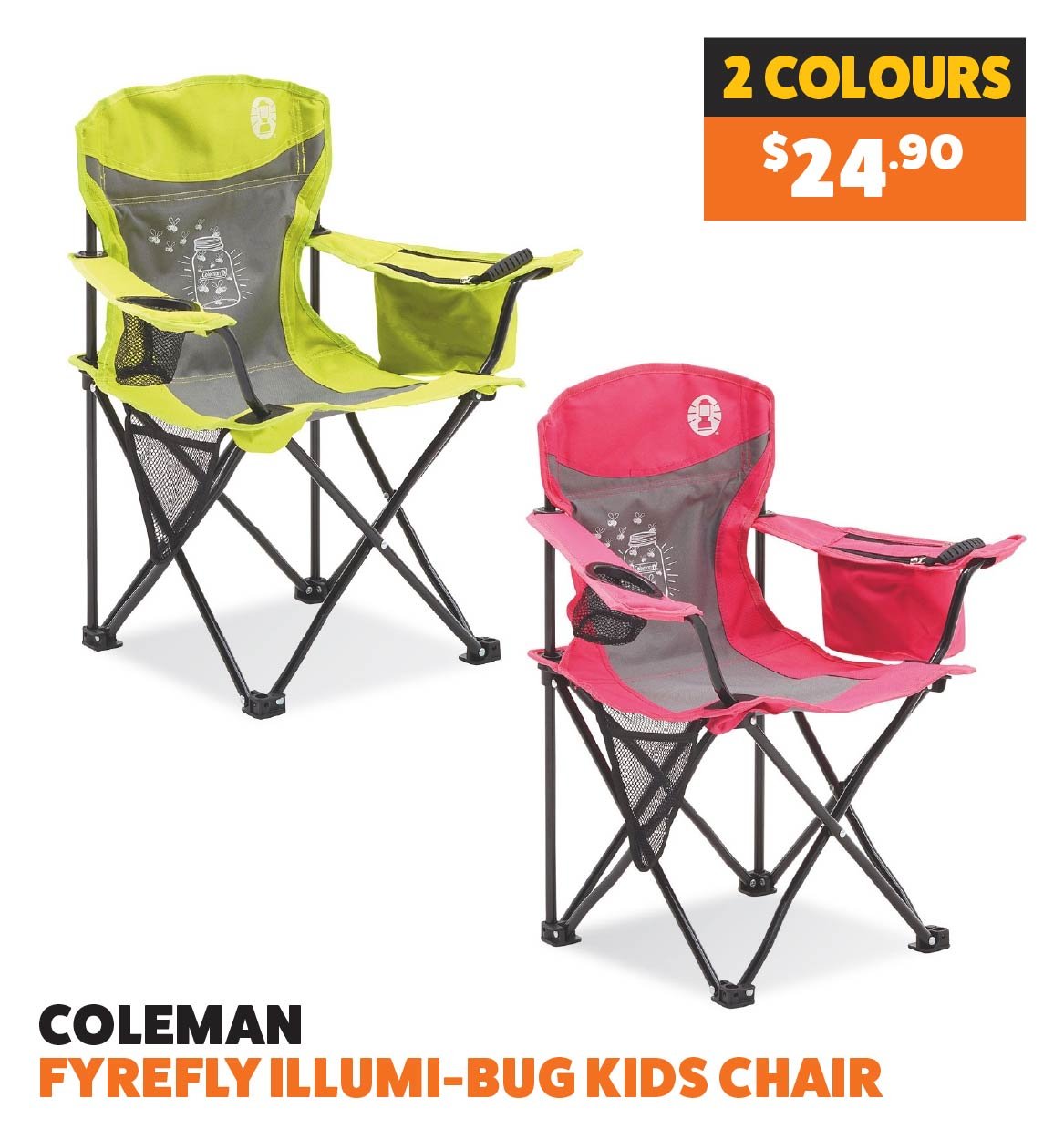  Coleman Fyrefly Illumi−Bug Kids Chair