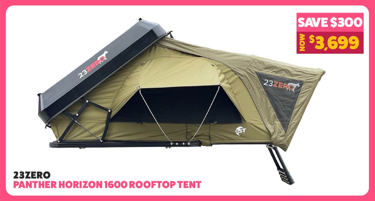 23Zero Panther Horizon 1600 Hard Shell Rooftop Tent