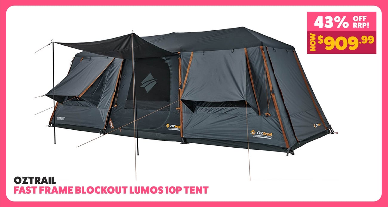 OZtrail Fast Frame BlockOut Lumos 10P Tent