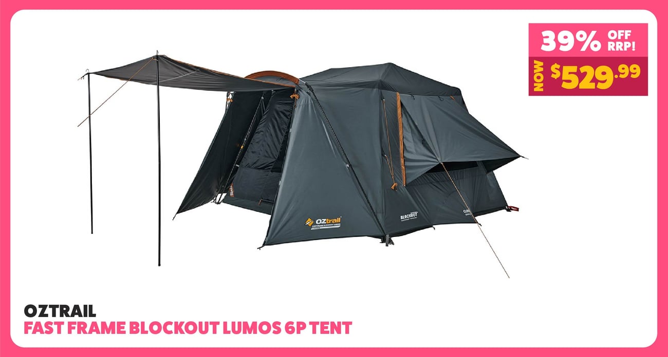 OZtrail Fast Frame BlockOut Lumos 6P Tent