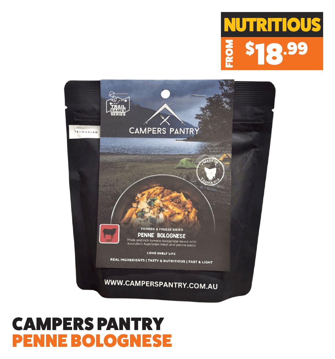 Campers Pantry Penne Bolognese