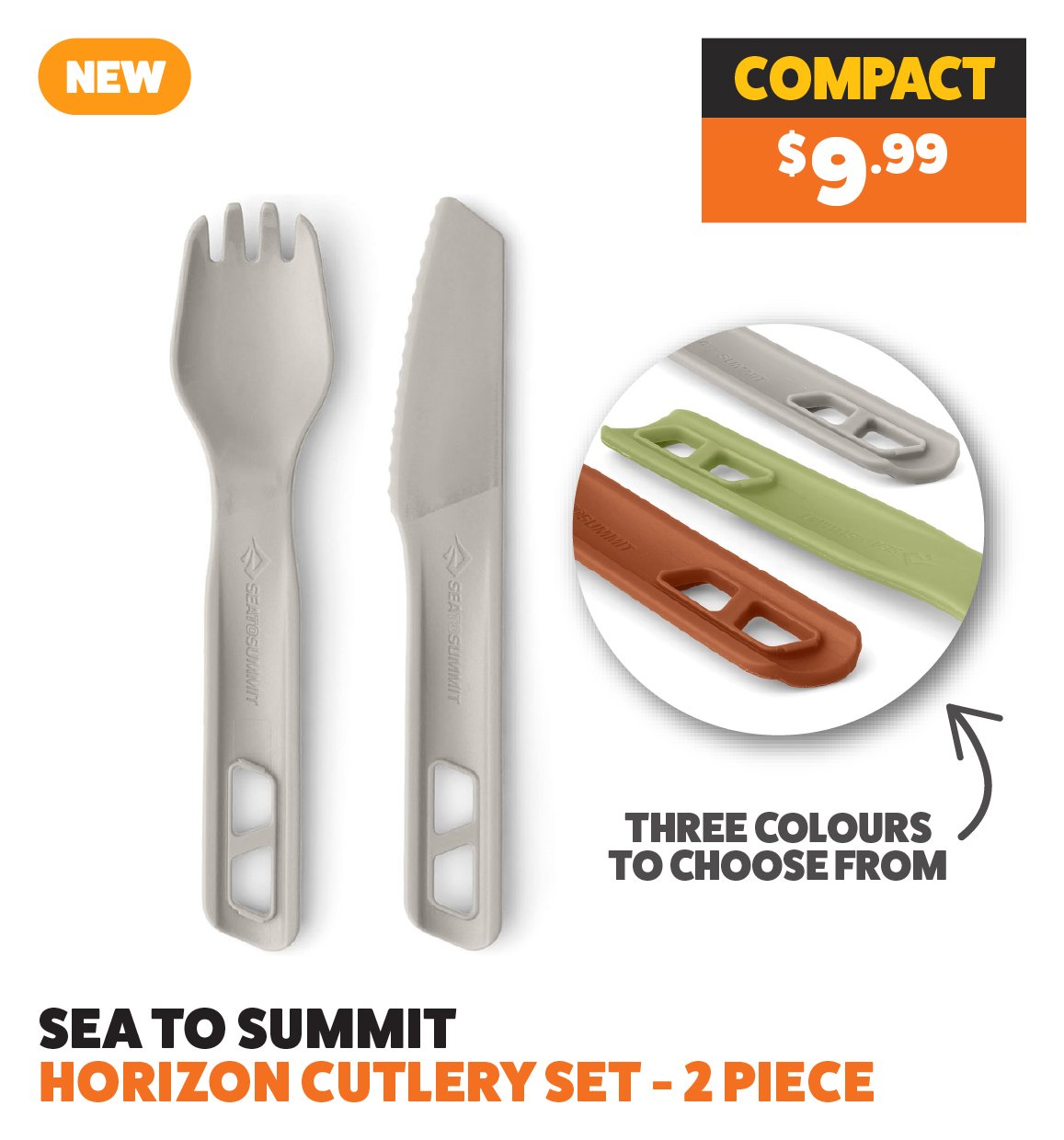 Sea to Summit Horizon Cutlery Set − 2 Piece