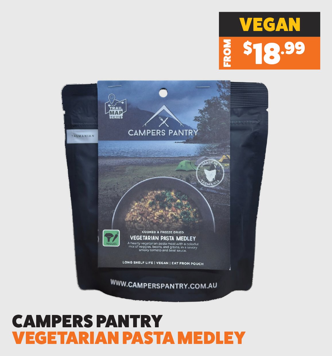 Campers Pantry Vegetarian Pasta Medley