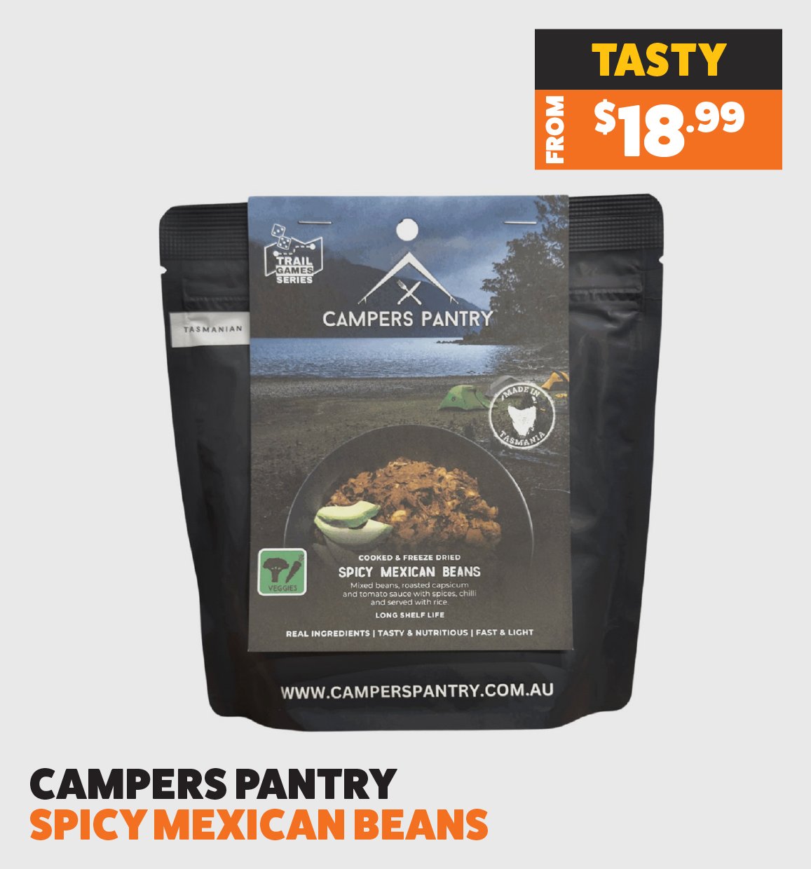 Campers Pantry Spicy Mexican Beans