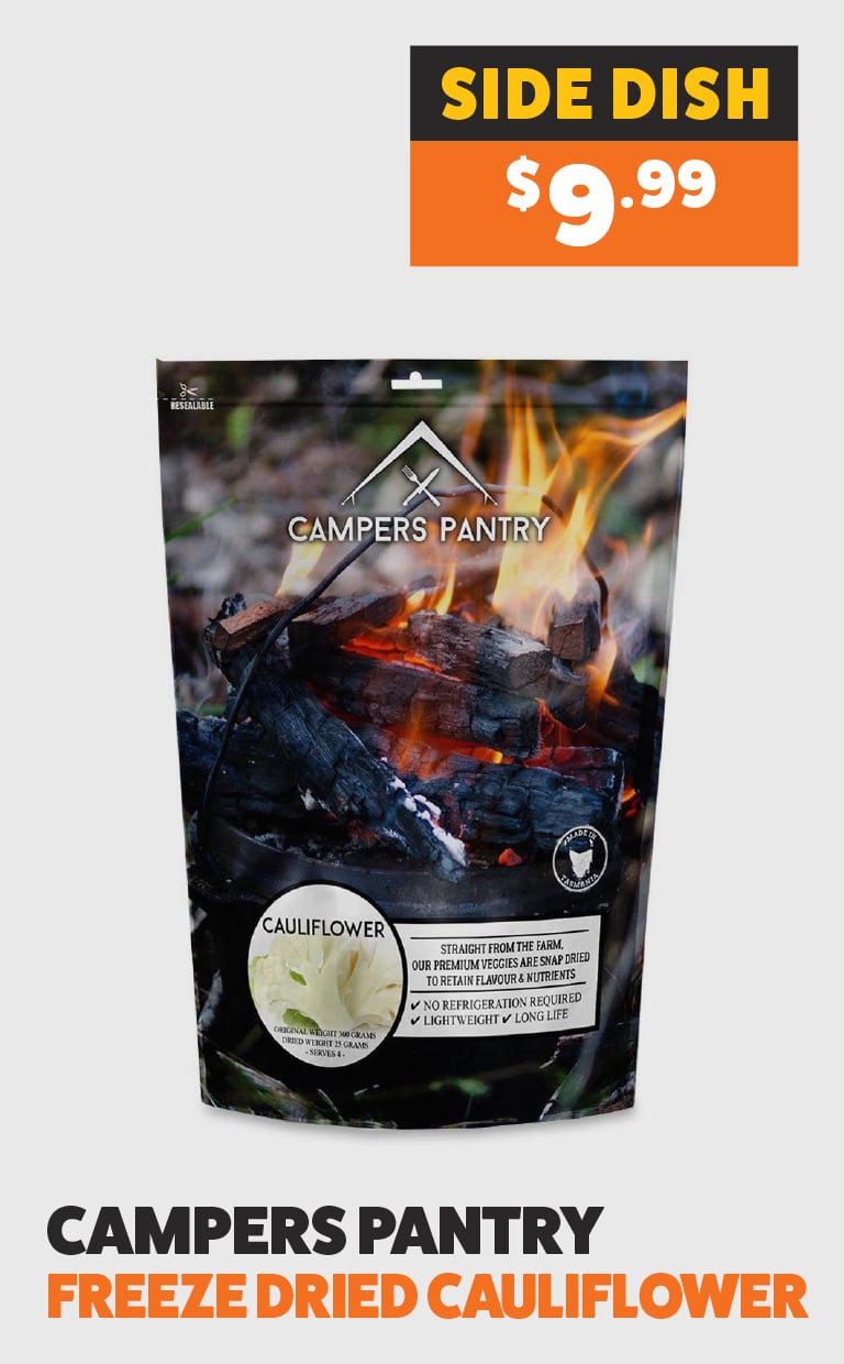 Campers Pantry Freeze Dried Cauliflower