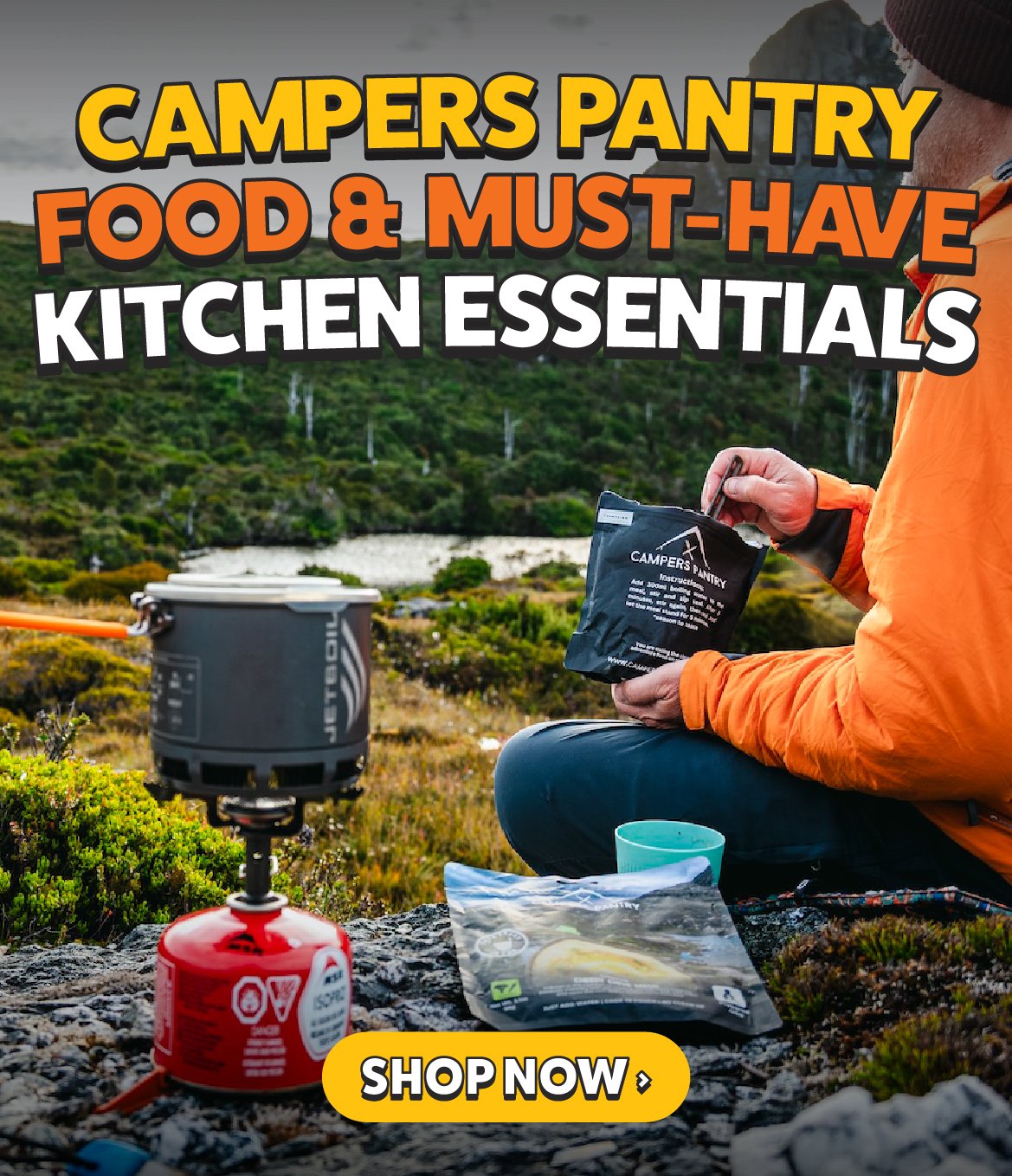 Campers Pantry and Must-Have Kitchen Essentials