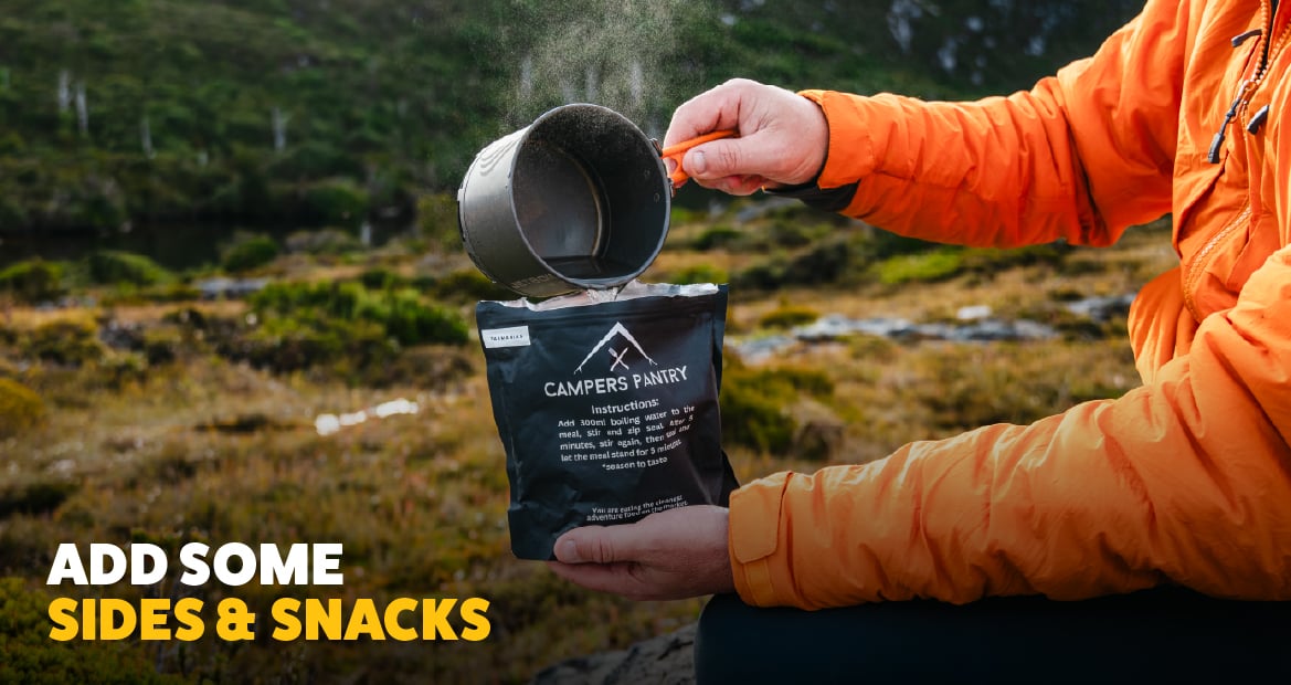 Add some snacks and sides