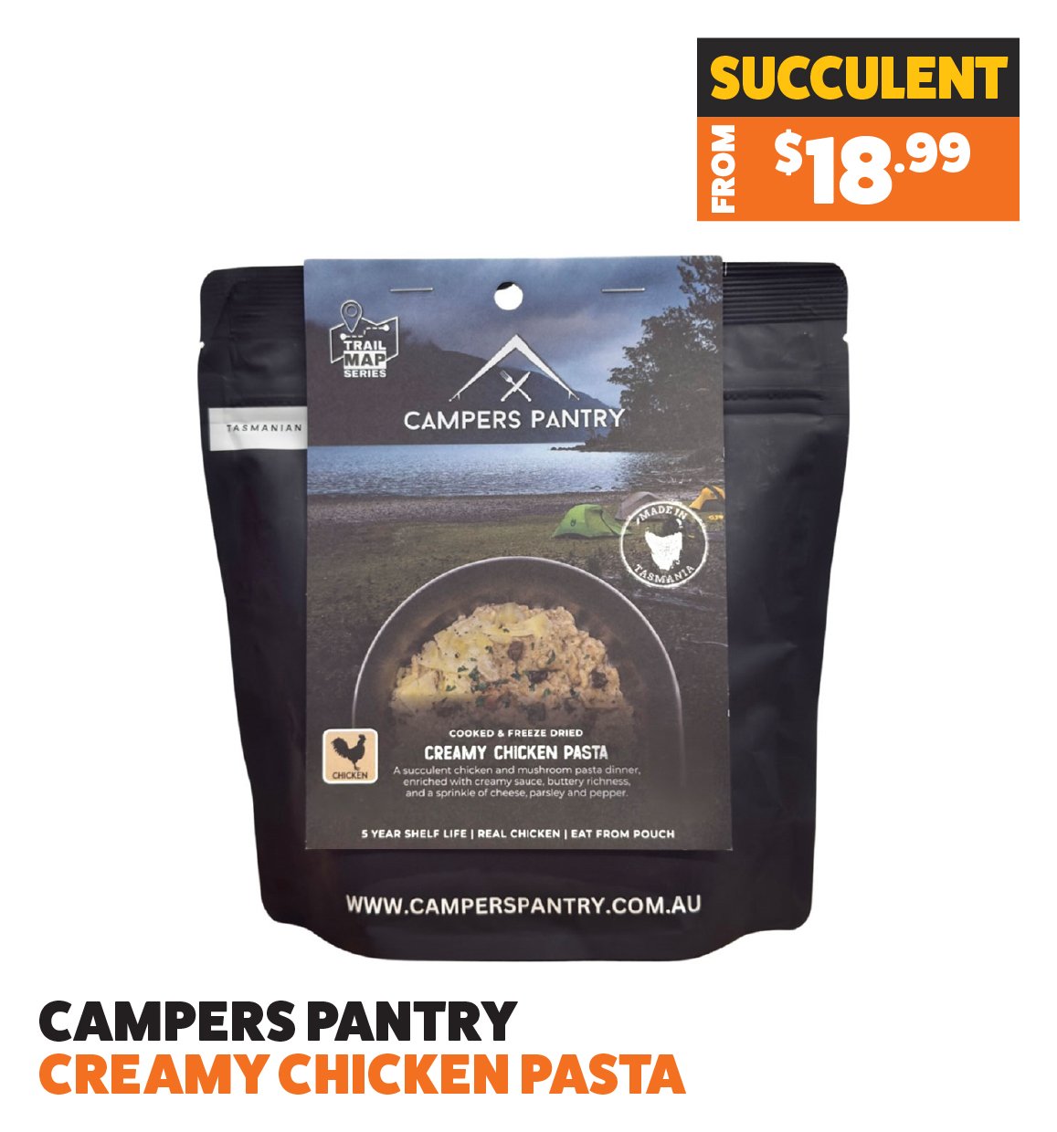 Campers Pantry Creamy Chicken Pasta