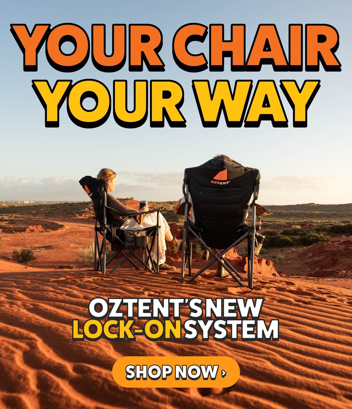 Oztent's new Lock-On system!