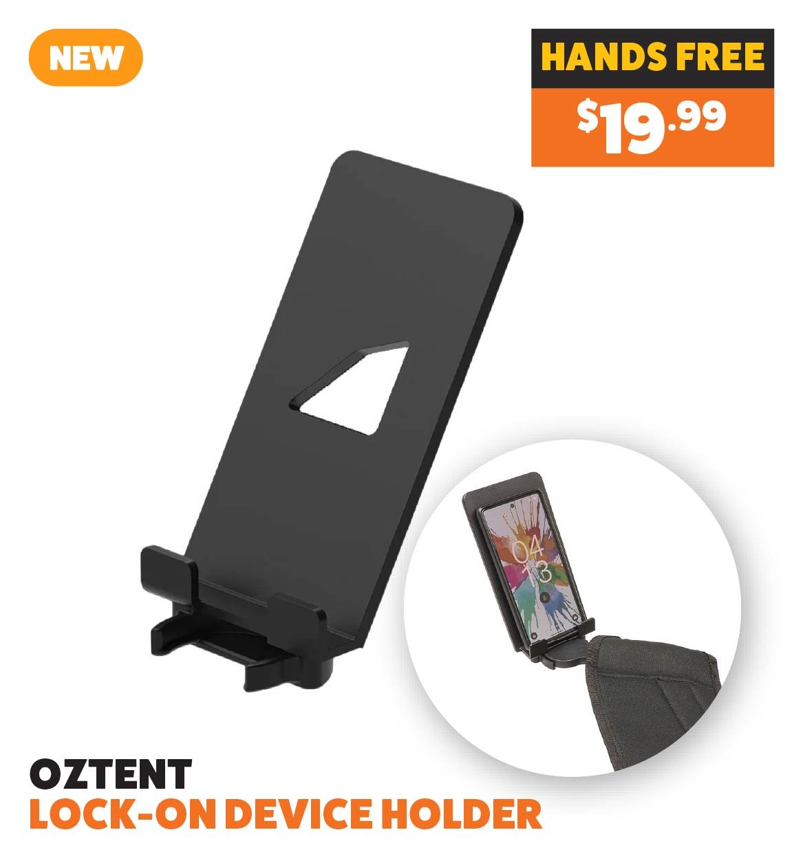 Oztent Lock-On device holder