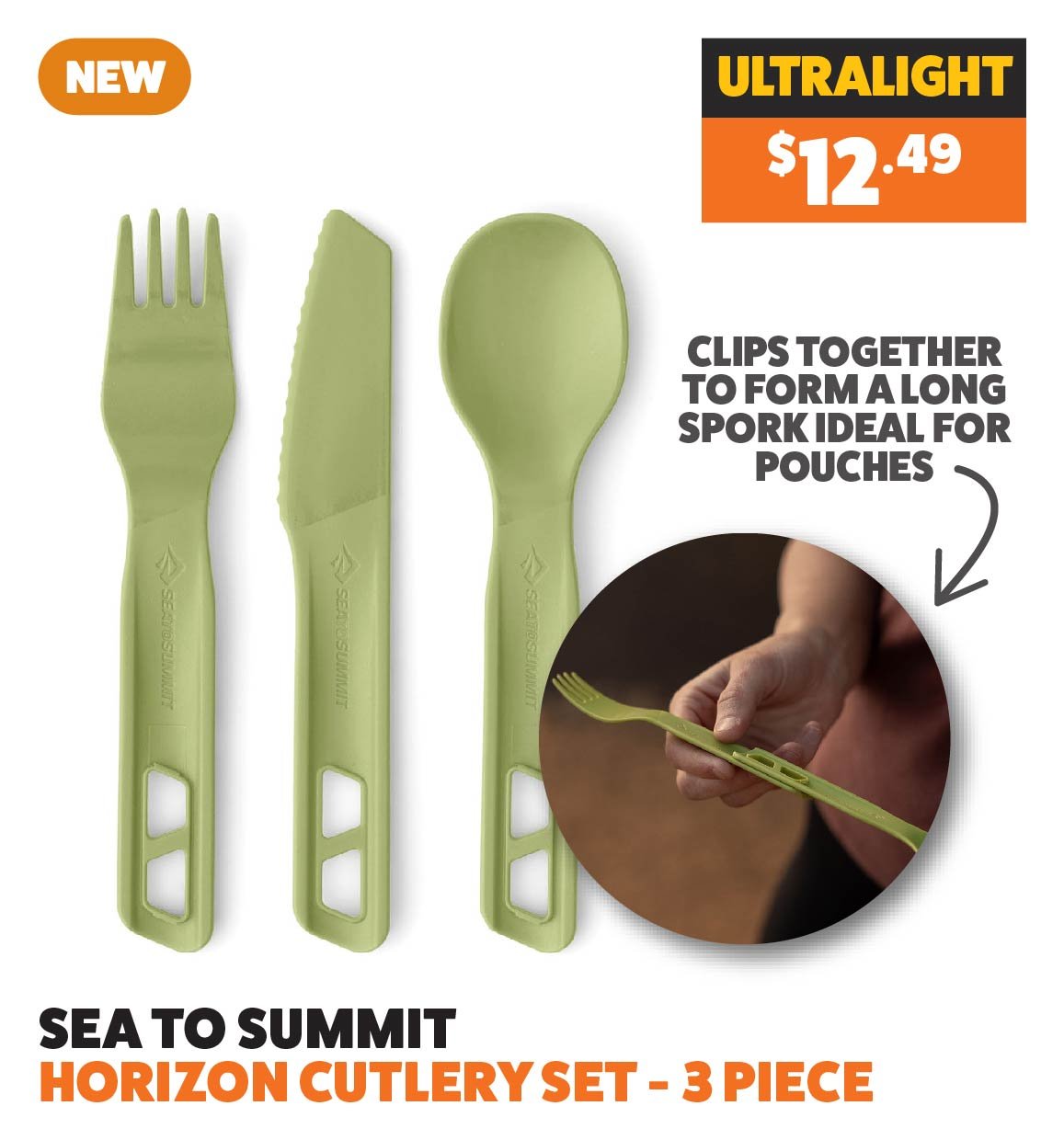 Sea to Summit Horizon Cutlery Set − 3 Piece