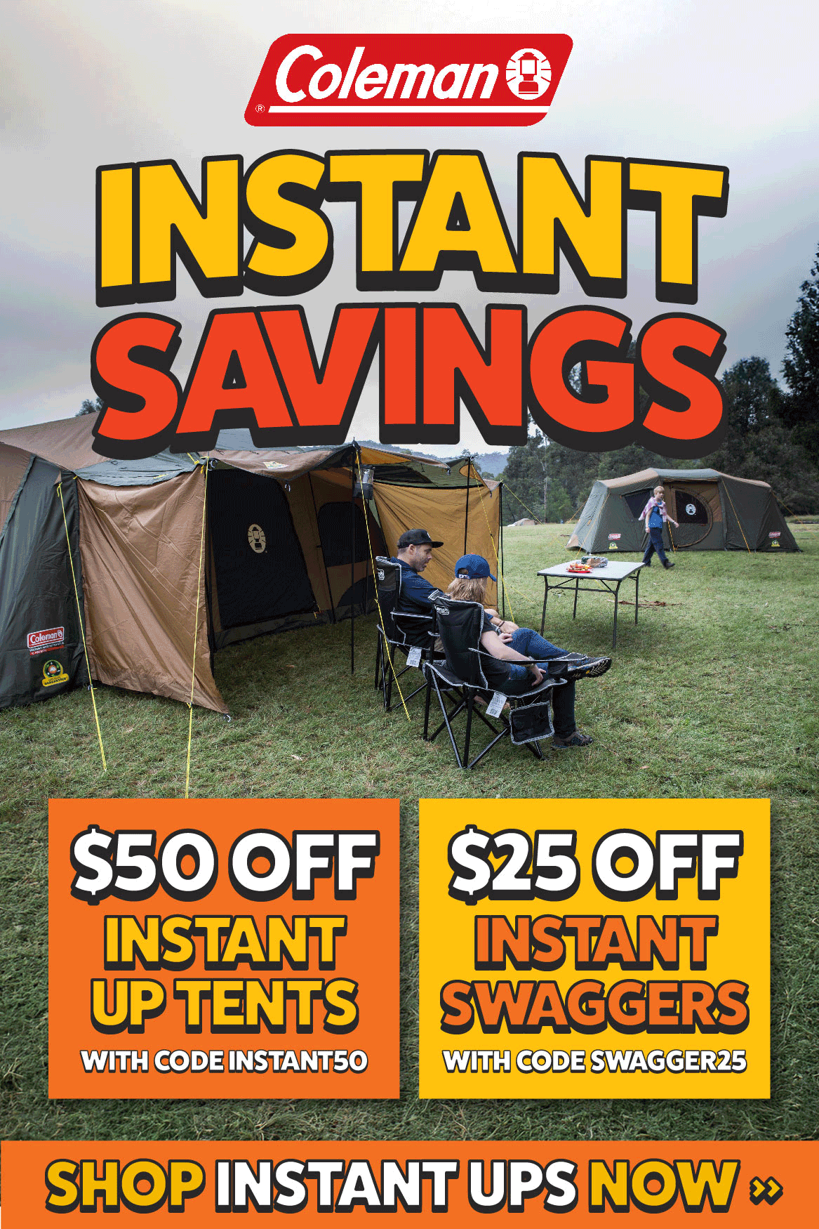 Instant Savings on Coleman
