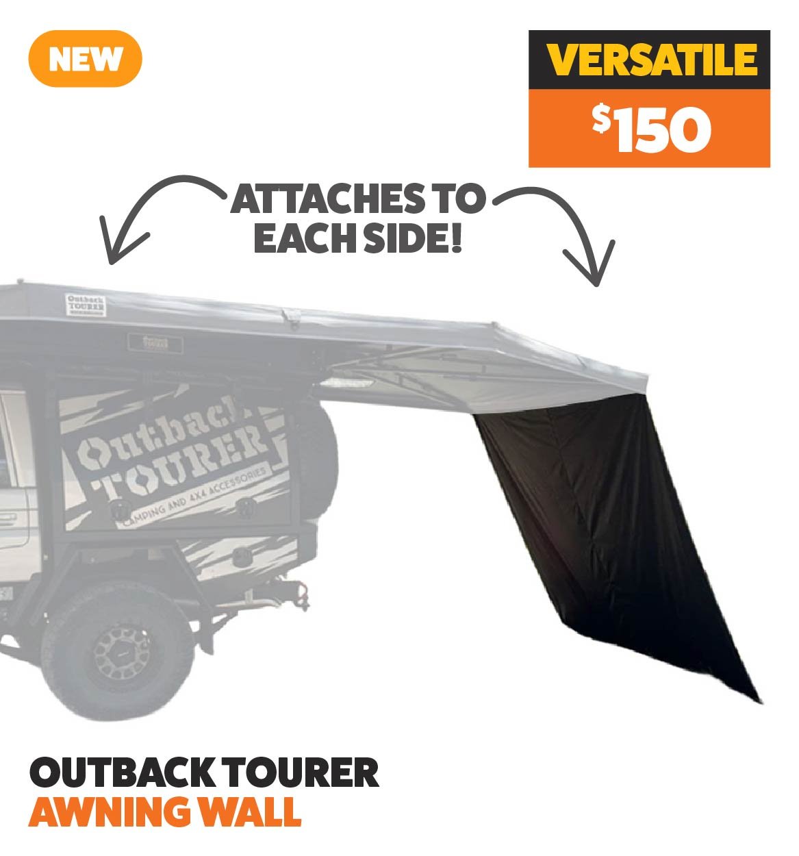 Outback Tourer Awning Wall