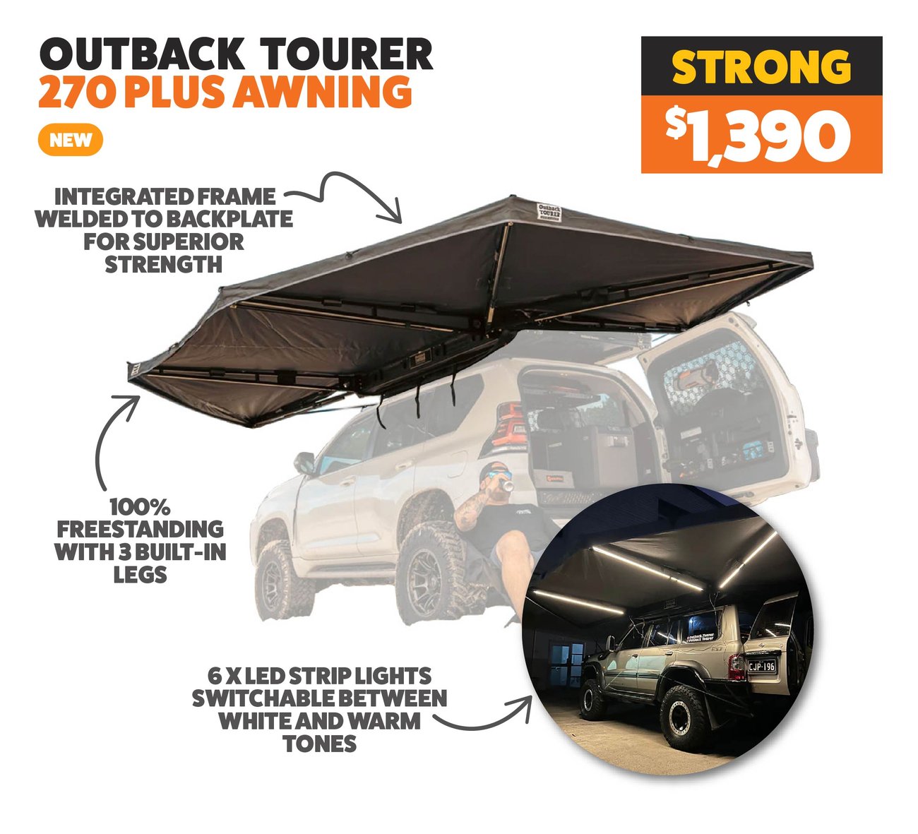 Outback Tourer 270 Plus Awning