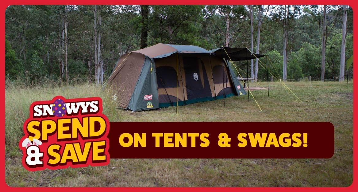Shop Tents and Swags