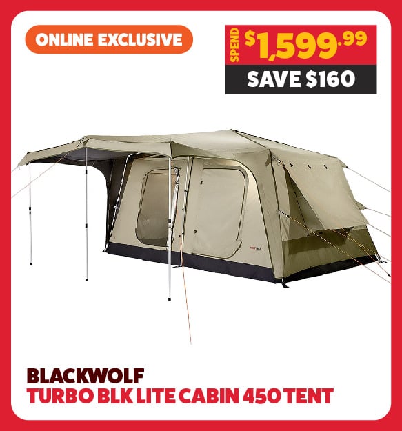 BlackWolf Turbo BLK Lite Cabin 450 Tent