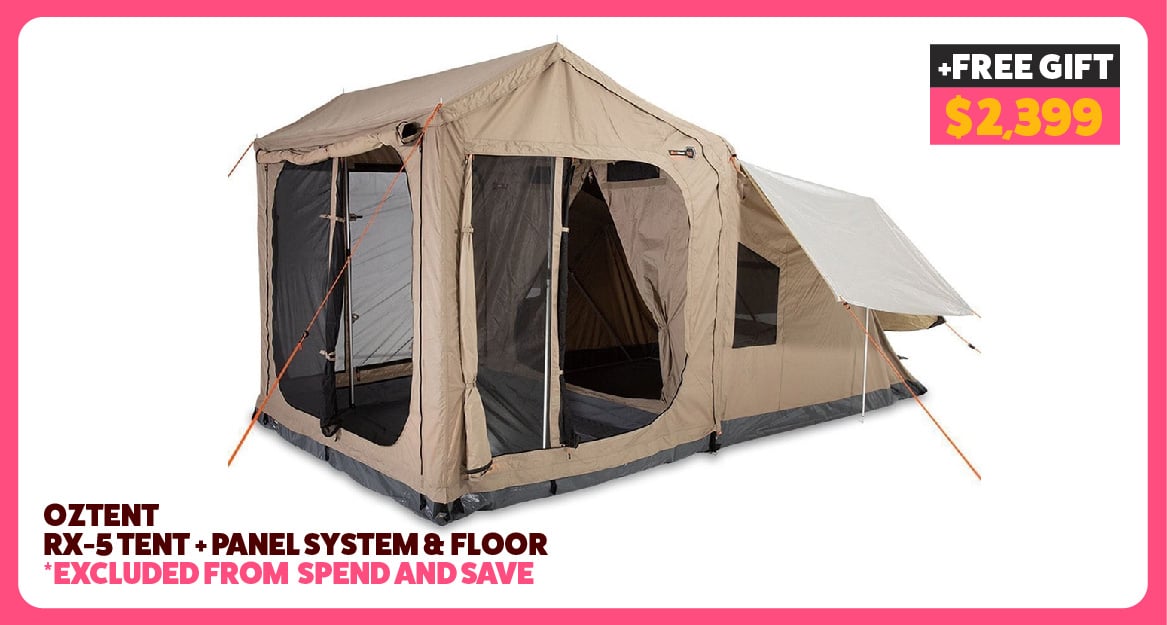 Oztent RX−5 Tent + Panel System & Floor